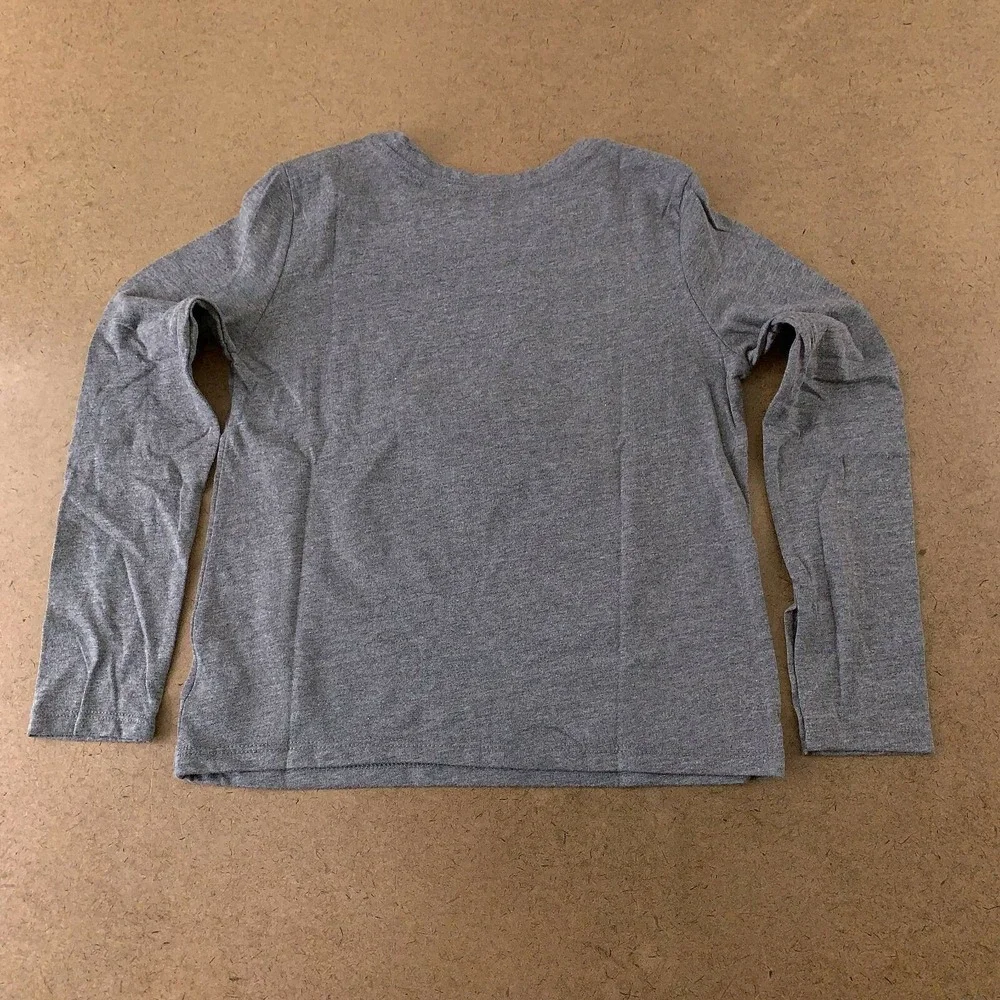 Old Navy Girls Lot Of 2 Graphic T-Shirt Yellow Heathered Long Sleeve Crew M New